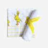 All in One Bamboo:Cotton Newborn Baby Gift Pack [Pack of 13 Pieces] - Design & Plain Swaddle (2), Bibs(2) Washcloth(4), Elefantastic Set(Cap, Booties, Mittens) - Image 2