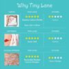 why tinylane peachy skies baby blankets